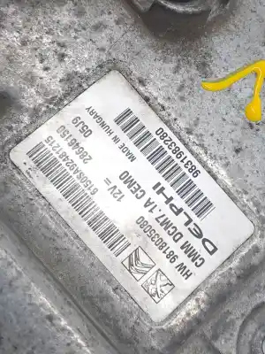 Second-hand car spare part ecu engine control for citroen jumpy fugón club xl oem iam references 9818035080  