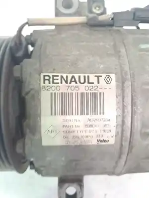 Автозапчастина б/у компресор кондиционера для renault espace iv (jk0/1_) 2.0 (jk09) посилання на oem iam 8200705022  