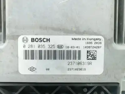 Second-hand car spare part ecu engine control for renault captur ii (2019-0) oem iam references 237108281r  