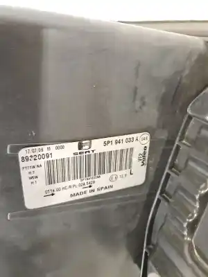 Peça sobressalente para automóvel em segunda mão farol / farolim esquerdo por seat leon (kl1) seat leon referências oem iam 5p1941033a  