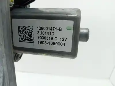 Second-hand car spare part passenger side right window regulator for renault captur ii (2019-0) oem iam references 807200713r  