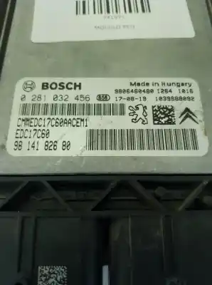 Second-hand car spare part ecu engine control for citroen c3 * oem iam references 9806460480  9814182680