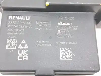 Second-hand car spare part electronic module for renault clio v 1.0 tce oem iam references 285e22864r  