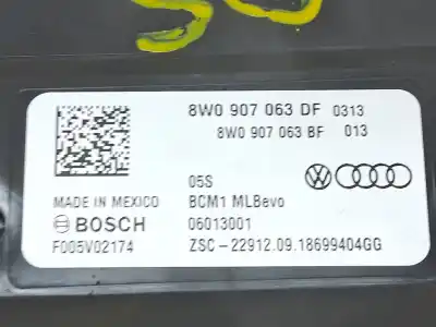 Peça sobressalente para automóvel em segunda mão módulo eletrônico por audi q5 (fyb) advanced quattro 252 cv / 185 kw referências oem iam 8w0907063df