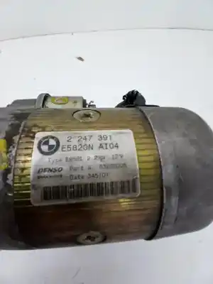 Peça sobressalente para automóvel em segunda mão Motor De Arranque por BMW 5 (E39) 520 i Referências OEM IAM 12412179676  63222005