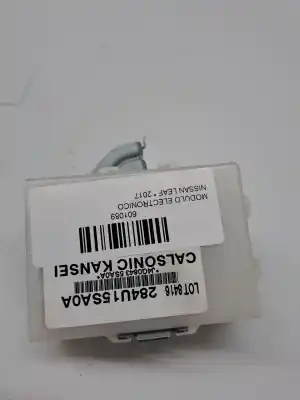 Peça sobressalente para automóvel em segunda mão módulo eletrônico por nissan leaf (ze0) electric referências oem iam 284u15sa0a