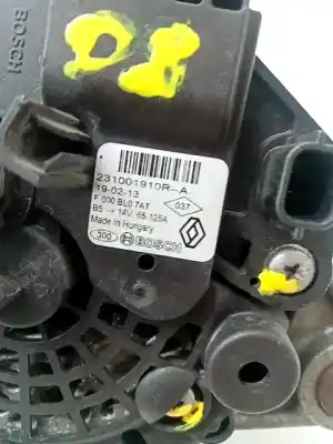 Pezzo di ricambio per auto di seconda mano Alternatore per DACIA DOKKER EXPRESS 1.6 16V 110 Riferimenti OEM IAM 231001910R  