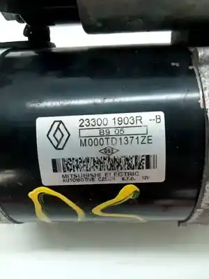 Peça sobressalente para automóvel em segunda mão motor de arranque por dacia dokker express 1.6 16v 110 referências oem iam 233001903r