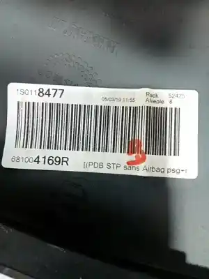 Автозапчасти б/у панель приборов за DACIA DOKKER EXPRESS 1.6 16V 110 ссылки OEM IAM 681004169R  