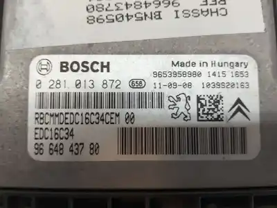 Second-hand car spare part ecu engine control for peugeot partner (s2) 9hx oem iam references 1943j3  1677615580 - 9664843780