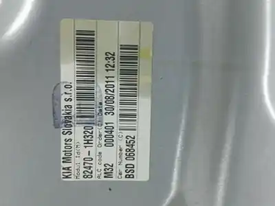 Peça sobressalente para automóvel em segunda mão elevador de vidros dianteira esquerda por kia ceed (ed) g4fa referências oem iam 824501h310  