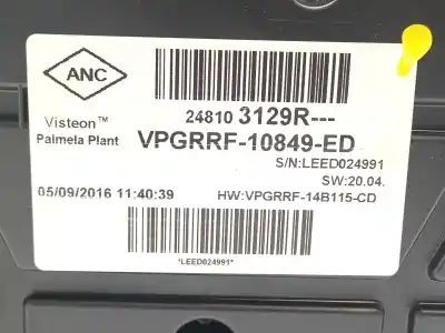 Peça sobressalente para automóvel em segunda mão quadrante por renault clio iv h4b b4 referências oem iam 248103129r  