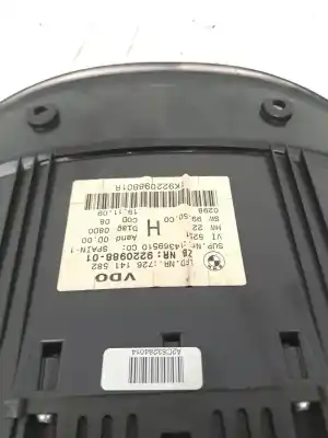 Peça sobressalente para automóvel em segunda mão quadrante por bmw x1 (e84) x1 xdrive 18d referências oem iam 62109316127  62109316128 - 62109316152