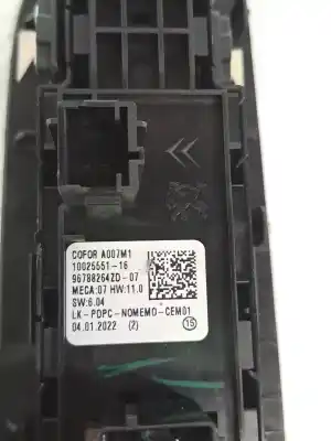 Автозапчастина б/у передні вікний вмикач для opel mokka mokka (2020 >) посилання на oem iam 96788264zd  