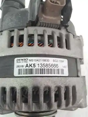 Peça sobressalente para automóvel em segunda mão alternador por opel corsa e gasolina 2015 5p referências oem iam 13585666  
