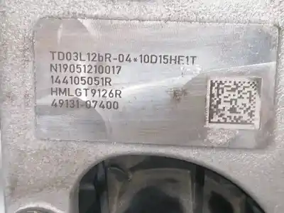 Tweedehands auto-onderdeel turbolader voor nissan nv300 camper 2.0 oem iam-referenties 144105051r