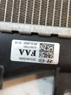 Second-hand car spare part water radiator for kia xceed business 136 cv / 100 kw oem iam references 25310g2000  