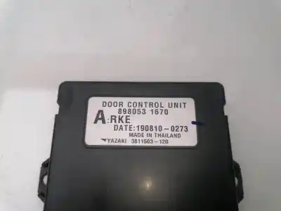 İkinci el araba yedek parçası elektronik modül için isuzu d-max 4jj1-e4c oem iam referansları 8980531670  