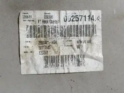 Second-hand car spare part rear bumper for bmw x1 (e84) sdrive 18i 150 cv / 110 kw oem iam references 51122993568  