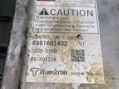 Pezzo di ricambio per auto di seconda mano centralina motore per isuzu d-max 4jj1-e4c riferimenti oem iam 8981601432  