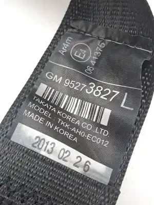 Peça sobressalente para automóvel em segunda mão cinto de segurança traseiro esquerdo por opel mokka / mokka x (j13) 1.7 cdti (_76) referências oem iam 95273827  
