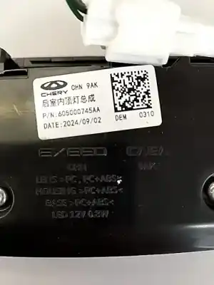 Second-hand car spare part interior light for omoda c5  oem iam references 605000745aa  