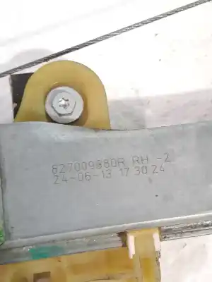 Second-hand car spare part rear right window regulator for renault captur adventure oem iam references 827009380r  