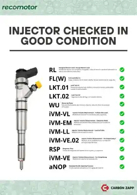 Second-hand car spare part injector for seat leon (5f1) style oem iam references 4l130277ad  0445110471