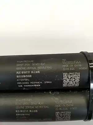 Second-hand car spare part tailgate gas strut for omoda c5  oem iam references 554001234aa  554001235aa