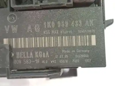 Автозапчастина б/у модуль комфорт для volkswagen caddy ka/kb (2k) furg. 75 cv / 55 kw посилання на oem iam 1k0959433ak  