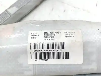 Peça sobressalente para automóvel em segunda mão airbag do lado direito por bmw x3 (e83) 3.0 i xdrive referências oem iam 72129182226  