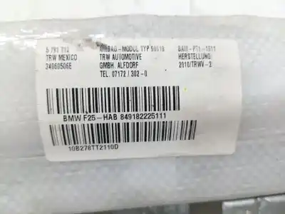 Peça sobressalente para automóvel em segunda mão airbag do lado esquerdo por bmw x3 (e83) 3.0 i xdrive referências oem iam 72129182225  