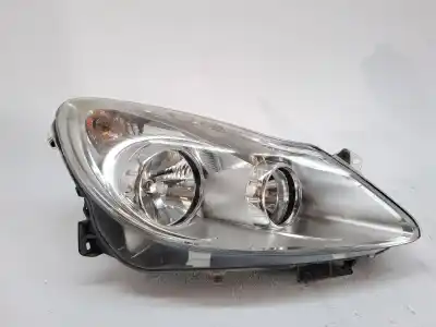 Second-hand car spare part right headlight for opel corsa d z12xep oem iam references 93189358