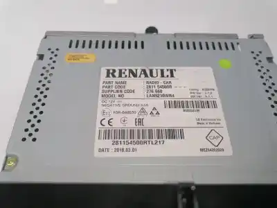 Peça sobressalente para automóvel em segunda mão módulo / sistema de navegação gps por renault clio iv limited referências oem iam 281154500r  