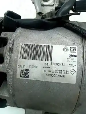 Second-hand car spare part air conditioning compressor for renault captur ii (2019-0) oem iam references 926000734r