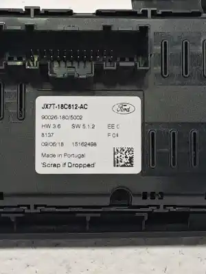 Second-hand car spare part climate control for ford focus lim. (cb8) focus st sport oem iam references 2470622  jx7t18c612af - jx7t18c612ac