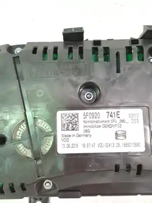 Peça sobressalente para automóvel em segunda mão quadrante por seat leon st (5f8) * referências oem iam 5f0920741e  