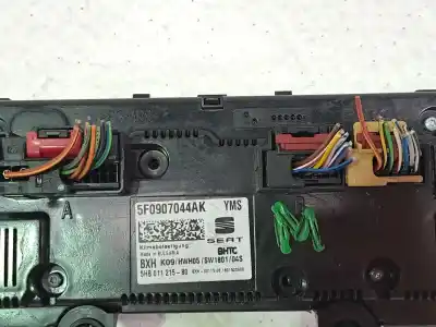 Peça sobressalente para automóvel em segunda mão comando de sofagem (chauffage / ar condicionado) por seat leon st (5f8) * referências oem iam 5f0907044ak  5f0907044akyms