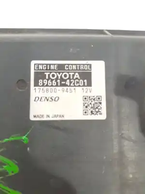 Second-hand car spare part ecu engine control for toyota rav 4 (a2) rav 4 oem iam references 8966142c01  