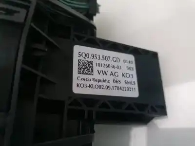 Peça sobressalente para automóvel em segunda mão comandos de alavanca por seat leon (5f1) ddy referências oem iam 5q0953507gd  5q0953513r - 5q0953549f