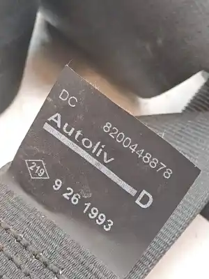 Peça sobressalente para automóvel em segunda mão cinto de segurança traseiro direito por renault kangoo express 1.5 dci referências oem iam 8200448878  