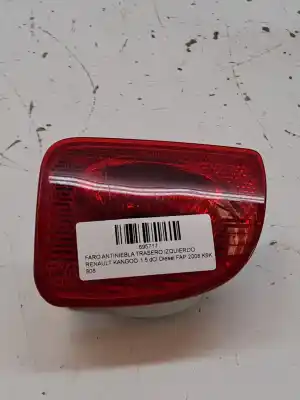 Peça sobressalente para automóvel em segunda mão farolim nevoeiro traseiro esquerdo por renault kangoo express 1.5 dci referências oem iam 8200419906