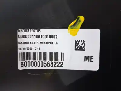 Peça sobressalente para automóvel em segunda mão porta luvas por renault clio v 1.0 tce referências oem iam 681081375r  