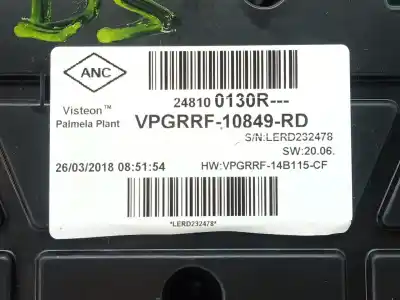 Peça sobressalente para automóvel em segunda mão quadrante por renault captur ii (2019-0) referências oem iam 248100130r  