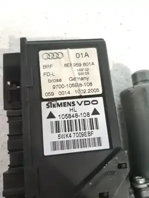 Автозапчастина б/у двиг скла задне ліво для audi a4 avant (8e) * посилання на oem iam 8e0959801e  