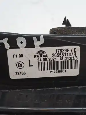 Second-hand car spare part interior left tailgate light for renault clio v clio v oem iam references 265551147r  