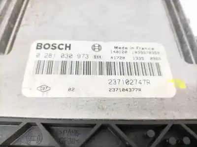 Second-hand car spare part ecu engine control for renault captur ii (2019-0) oem iam references 237102747r  