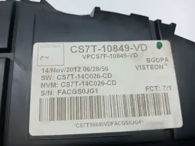 Second-hand car spare part dashboard for ford s-max (ca1) titanium oem iam references 1859263  cs7t10849vd