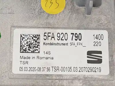 Peça sobressalente para automóvel em segunda mão quadrante por seat leon (kl1) seat leon referências oem iam 5fa920790  