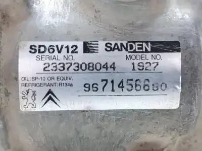 Second-hand car spare part air conditioning compressor for citroen nemo basis oem iam references 9671456680  
